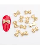 10pcs 3D Nail Art Crystal Rhinestone Bow Big Gems Charms for Nail Art Decoration Jewelry Sparkle Craft DIY Beads (#3042 10pcs) - Buy Online on SooperMarket.com