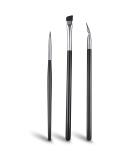 Lusofie 3pcs Eyeliner Brush Set - Professional Eye Makeup Brushes for Angled Eyeliner, Concealer, and Beveled Eyebrows - Buy Online on SooperMarket.com