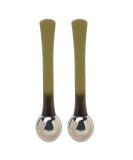 Silver Roller Ball Eye Cream Applicator Set - 2pcs Zinc Alloy for Dark Circles & Under Eye Massage | International Shipping Available - Buy Online on SooperMarket.com
