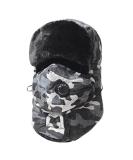 Trooper Trapper Hat with Ear Flap & Windproof Ski Mask - Gray - Buy Online on SooperMarket.com