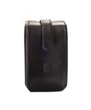 M HLE Black Florentine Leather Travel Case for Safety Razor & Shaving Brush - Premium Quality | eCommerce Worldwide Shipping - Buy Online on SooperMarket.com