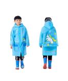 QTECLOR Kids Raincoat Jacket | Age 6-13 Years | Cartoon Poncho with School Bag Cover | Outdoor Camp Cycle - Buy Online on SooperMarket.com