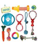 Labeol Dog Toys Puppy Toys from 8 Weeks Puppy Chew Toys Natural Cotton Interactive 10Pcs Dog Rope Toys Indestructible Tough Puppy Chew Toys for Small Puppy Strong Dogs - Buy Online on SooperMarket.com