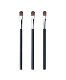3Pcs Eyeshadow Brush Set - Soft Synthetic Hairs for Blending Foundation, Concealer, Eyebrow, Eyeliner - Makeup Applicator Kit - Buy Online on SooperMarket.com