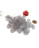 Chessex Glass Gaming Stones Crystal Lilac Frosted - 40 Pieces - Buy Online on SooperMarket.com