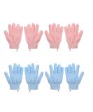 2 Pair Exfoliating Body Gloves | Unisex Bath Scrub Mitts for Shower Spa & Massage | Exfoliating Mitts for Body Face Hands & Feet - Buy Online on SooperMarket.com