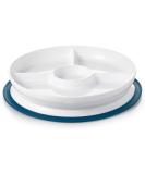 OXO Tot Stick & Stay Suction Divided Plate | Navy Blue | Best Child-Friendly Dinnerware for Easy Mealtime - Buy Online on SooperMarket.com