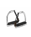 AMKA Stainless Steel Safety Stirrups - Flexible 10 cm 12 cm & 13 cm Options for Equestrian Safety | International Shipping Available - Buy Online on SooperMarket.com