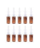 Beavorty 10-Pack Refillable Plastic Spray Bottles for Nasal Spray & Travel | Fine Fog Hairspray Containers - Durable & Portable - Buy Online on SooperMarket.com
