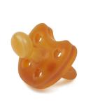 Gr npecht Organic Natural Rubber Pacifier - BPA Free Dye-Free Jaw-Friendly for 0-6 Months | Soft Shield | Size 1 - Brown - Buy Online on SooperMarket.com