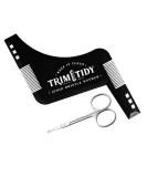 Harlington Group Beard Shaping Tool + Nose Hair Scissors Combo - Men's Facial Hair Styling Kit for Perfect Curve Cut Edging, Neckline, and Goatee Beard - Buy Online on SooperMarket.com