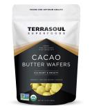 Terrasoul Superfoods Organic Cacao Butter Wafers, 1 Lb - Raw | Keto | Vegan | Unrefined - Buy Online on SooperMarket.com