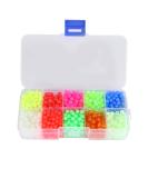 Akozone Fishing Pearls - 1000PCS Colorful Round Plastic Beads for Enhanced Fishing | Outdoor Fish Attractants - Buy Online on SooperMarket.com