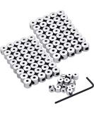 Mudder 100 Pcs Pin Keepers Locking Clasps with Wrench 6x5mm - Secure Your Pins Now - Buy Online on SooperMarket.com