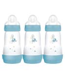 MAM EASY START SELF SETILISING Anti-Colic Baby Bottle Pack of 3 (3 x 260 ml) anti-colic Bottle with medium flow mam teats size 2 Newborn essentials blue (Designs May Vary) blue 3 pieces (1 Pack) - Buy Online on SooperMarket.com