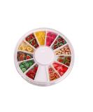 Mini 3D Fruit Slices Nail Art Decoration - Cute Fresh Fruit Clay Rods for Multi Usage - 12 Patterns - Buy Online on SooperMarket.com