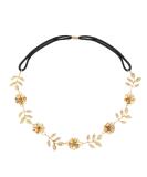 Yalice Gold Leaf Headband | Elastic Flower Head Chain for Women and Girls - Buy Online on SooperMarket.com