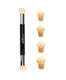 Mylee Dual Ended Sponge Applicator Pen - Portable Dimensions - Buffs Pigments Glitters and Flakes - Gradient Ombre Effect DIY Nail Art Tool - 4 Replacement Heads - Vegan and Cruelty Free - Buy Online on SooperMarket.com