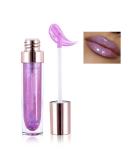 Shimmer Purple Lip Gloss | Long-Lasting Liquid Lipstick | 3D Diamond Glitter | Waterproof Nonstick Cup | High Pigmented Makeup for Women - Buy Online on SooperMarket.com
