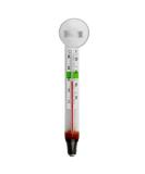 Glass Aquarium Thermometer with Safe Zone Section and Suction Cup for Tropical Freshwater and Marine Saltwater Aquariums - Buy Online on SooperMarket.com