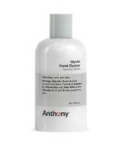 Anthony Glycolic Facial Cleanser for Men   Daily Cleansing Face Wash and Shave Prep   Hydrating  Exfoliating  and Gentle on Sensitive Skin   Non-foaming  8 Fl. Oz 8 Fl Oz (Pack of 1) - Buy Online on SooperMarket.com