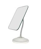 YEAKE Adjustable Flexible Gooseneck Makeup Mirror360Rotation Folding Portable Desk Vanity Mirror with Stand Shower Shaving Cosmetic Mirror Square 6.5 Inch L x 5.3 Inch W(Medium) White(flexible Makeup Mirror With Stand) - Buy Online on SooperMarket.com