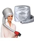 Portable Soft Bonnet Hood Hair Blow Dryer Attachment - Adjustable Salon Heat Cap for Faster Drying and Styling - Buy Online on SooperMarket.com