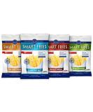 Buy Gourmet Basics Smart Fries - Low Calorie Non-GMO Gluten Free Potato Chips Variety Pack (24 x 1oz) - White Cheddar Sea Salt Jalapeno BBQ - International Shipping Available - Buy Online on SooperMarket.com