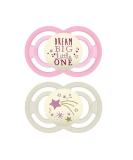 MAM Perfect Night Baby Pacifier  Patented Nipple  Glows in the Dark  6-16 Months  Girl  2 Count (Pack of 1) - Buy Online on SooperMarket.com