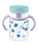 Richell Aqulea Outing Straw Mug 200 Light Blue | Eco-Friendly Travel Tumbler - Buy Online on SooperMarket.com