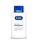 E45 Dermatological Dry Scalp Shampoo 200 ml - E45 Shampoo for Dry Scalp Relief Dry Scalp Shampoo with Pro Vitamin B5 to Hydrate Hair for Clean and Shiny Hair - Anti Dandruff Shampoo Perfume Free - Buy Online on SooperMarket.com