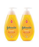 Johnsons Baby Shampoo 2 x 500 ml - Gentle No More Tears Formula | International Shipping Available - Buy Online on SooperMarket.com