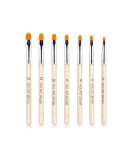Aoshang 7Pcs Uv Gel Nail Brush, Poly Extension Gel Brush, Nail Art Tips Builder Brush Nail Painting Brush Pen Set(No.2/4/6/8/10/12/14) - Buy Online on SooperMarket.com