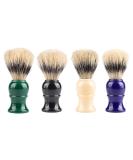 Buy Men's Back Razor Set - 4pcs Ultra-Soft Bristle Shave Brush & Handle - Perfect for Inner Shaving - Silver Spitz Roof Design - Buy Online on SooperMarket.com
