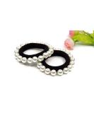 Suoirblss Imitation Pearl Hair Elastics - 5 PCS Elastic Bands for Ponytails and Bracelets - Buy Online on SooperMarket.com