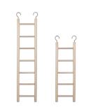 Wooden Bird Parrot Cage Climbing Ladder Toy - 2pcs (5 Step & 7 Step) - Buy Online on SooperMarket.com