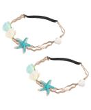KALLORY Seashell Headband Set - Boho Ocean Hair Accessories for Girls - Buy Online on SooperMarket.com