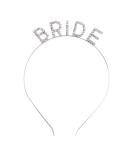 Bride Rhinestone Headband | Elegant Crystal Bridal Crown for Wedding and Bachelorette Party - Buy Online on SooperMarket.com
