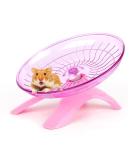 woojfcang Silent Hamster Wheel Flying Saucer Hamster Running Wheel for Syrian/Dwarf Hamster Gerbils Squirrels Guinea Pig Small Animals Pets Playing Toys Exercise Sports Wheel (Plastic Pink) - Buy Online on SooperMarket.com
