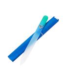 Premium Czech Glass Nail File with Case - Aqua - Smooth Finish Manicure Tool for Perfect Nails - 1 Count - Buy Online on SooperMarket.com