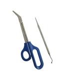 Long Handled Toenail Scissors and Clippers for Thick Nails Set Great for People with Difficulty Their Toes - Buy Online on SooperMarket.com