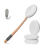 Back Lotion Applicator for Easy Reach Self-Application - Includes Handle, 4 Pads, Hook - Ideal for Cream, Sunscreen, Self Tanner - Buy Online on SooperMarket.com
