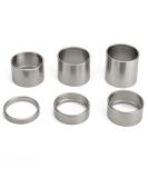 TiTo Titanium 4/6 Pcs Bicycle Headset Spacer 1-1/8 Inch 5-10-15-20-25-30mm Bike Handlebar Stem Spacers Threadless for MTB BMX Mountain Road Bikes Cycling Glossy - Buy Online on SooperMarket.com