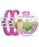 Cat Repellent Treatment Adjustable Cat Repellent Collars Natural Protection Repellent Collar for Cats Water Resistant Repellent Collar for Cats Small-Medium-Large Pink 2pack - Buy Online on SooperMarket.com