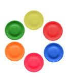 Juhonnz Mini Frisbee 6 Pack - Colorful Silicone Flying Discs for Kids Adults & Dogs - Flies Over 60 Meters | Perfect for Outdoor Games - Buy Online on SooperMarket.com