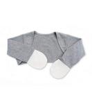 Zinc-Infused Eczema Mitten Sleeves for Kids | Gray, 24 Months | Edenswear - Buy Online on SooperMarket.com