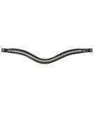Luxury Black Glitter Headband for Horses | Rhinestone Curved Bridle Strap for Warmbloods & Thoroughbreds - COB Size - Buy Online on SooperMarket.com
