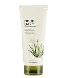 The Face Shop Herb Day 365 Master Blending Cleansing Foam Aloe & Green Tea | Hydrating & Soothing Skin After Cleaning | Facial Cleanser | Skin Residues Removal & Naturally Derived  5.7 Fl Oz - Buy Online on SooperMarket.com