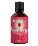 Foodtastic Flavor Drops Strawberry 50ml | Calorie-Free Sugar-Free Aroma | Flavrops Taste Enhancer - Buy Online on SooperMarket.com