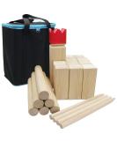 Juegoal Kubb Game Set: Outdoor Tossing Game with Carrying Bag - Buy Online on SooperMarket.com